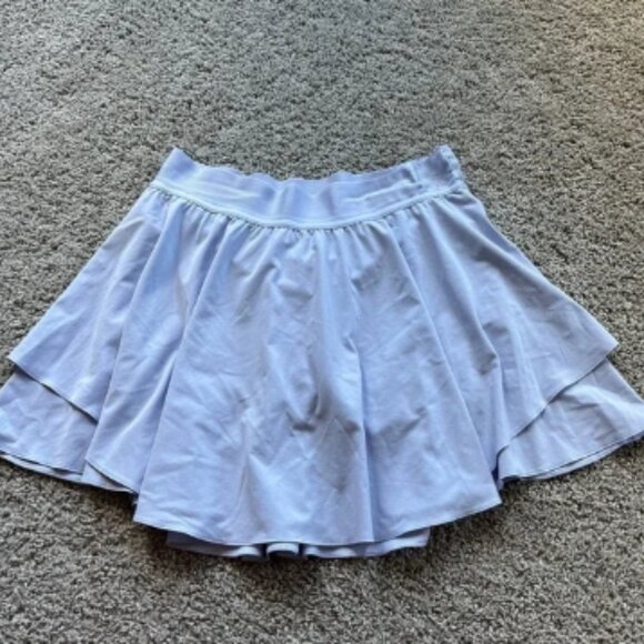 Lululemon Court Rival High-Rise Skirt Long Size 8 Pastel Blue FLAW - Picture 1 of 9